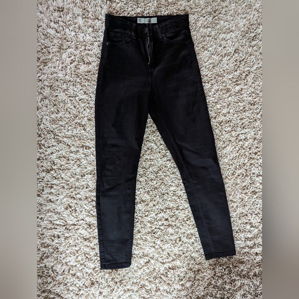 Black topshop Jamie skinny jeans